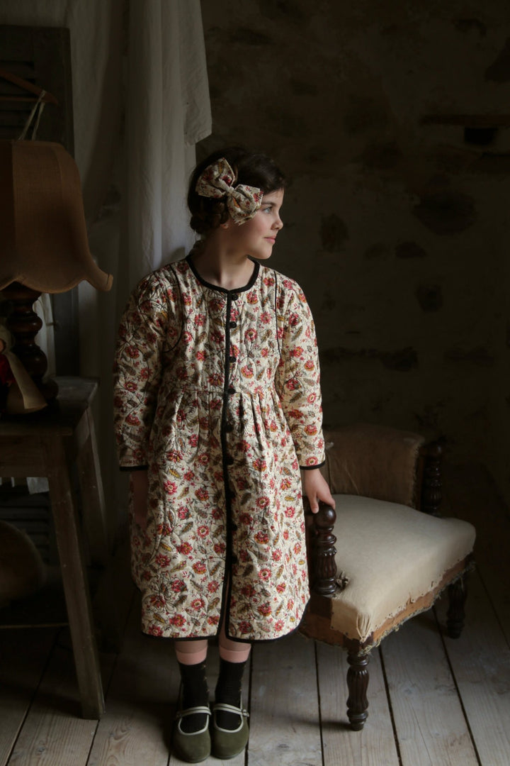 Dress Coat in Aline Print by Bonjour - Petite Belle
