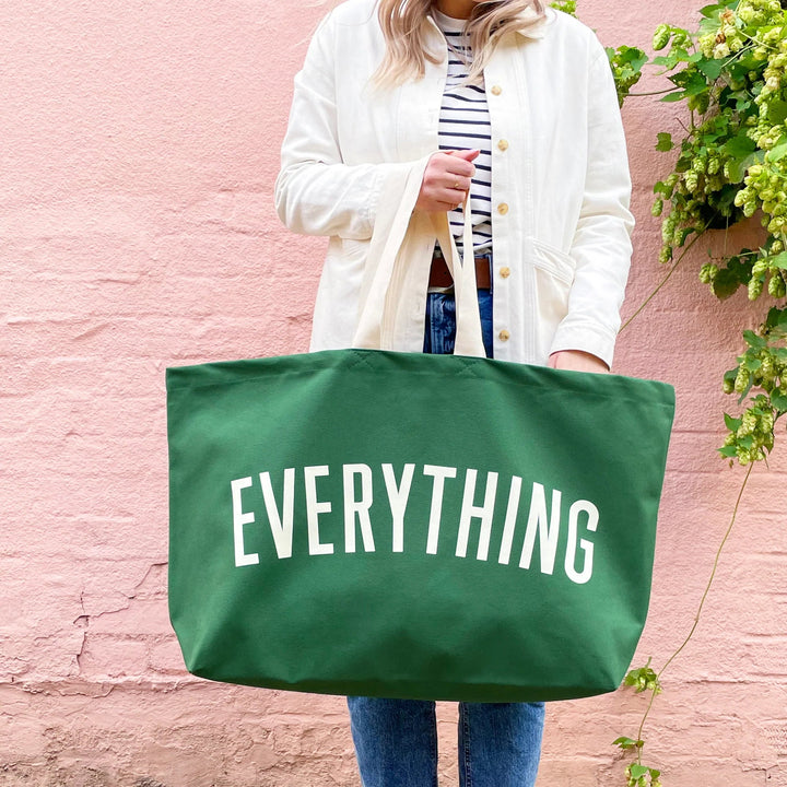 Everything - Forest Green REALLY Big Bag by Alphabet Bags - Petite Belle