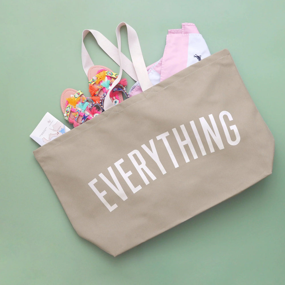 Everything - Stone REALLY Big Bag by Alphabet Bags - Petite Belle