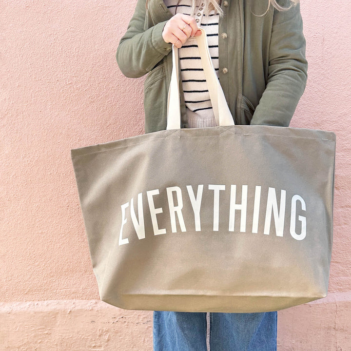 Everything - Stone REALLY Big Bag by Alphabet Bags - Petite Belle