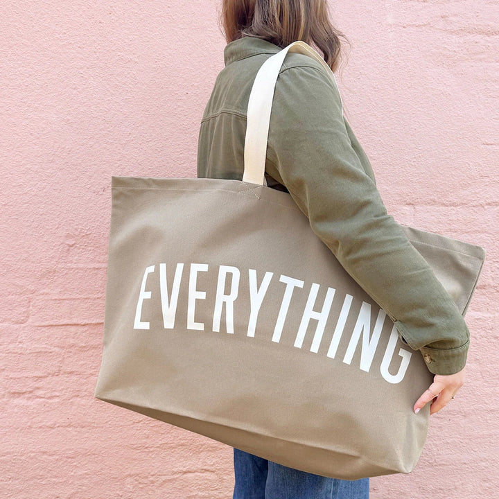 Everything - Stone REALLY Big Bag by Alphabet Bags - Petite Belle