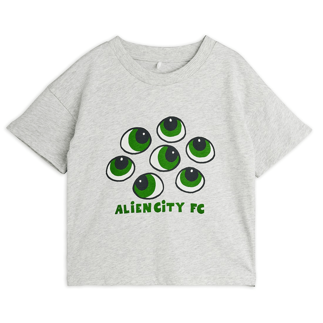 Eyes Tee in Grey by Mini Rodini - Petite Belle