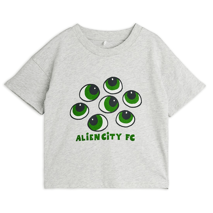 Eyes Tee in Grey by Mini Rodini - Petite Belle