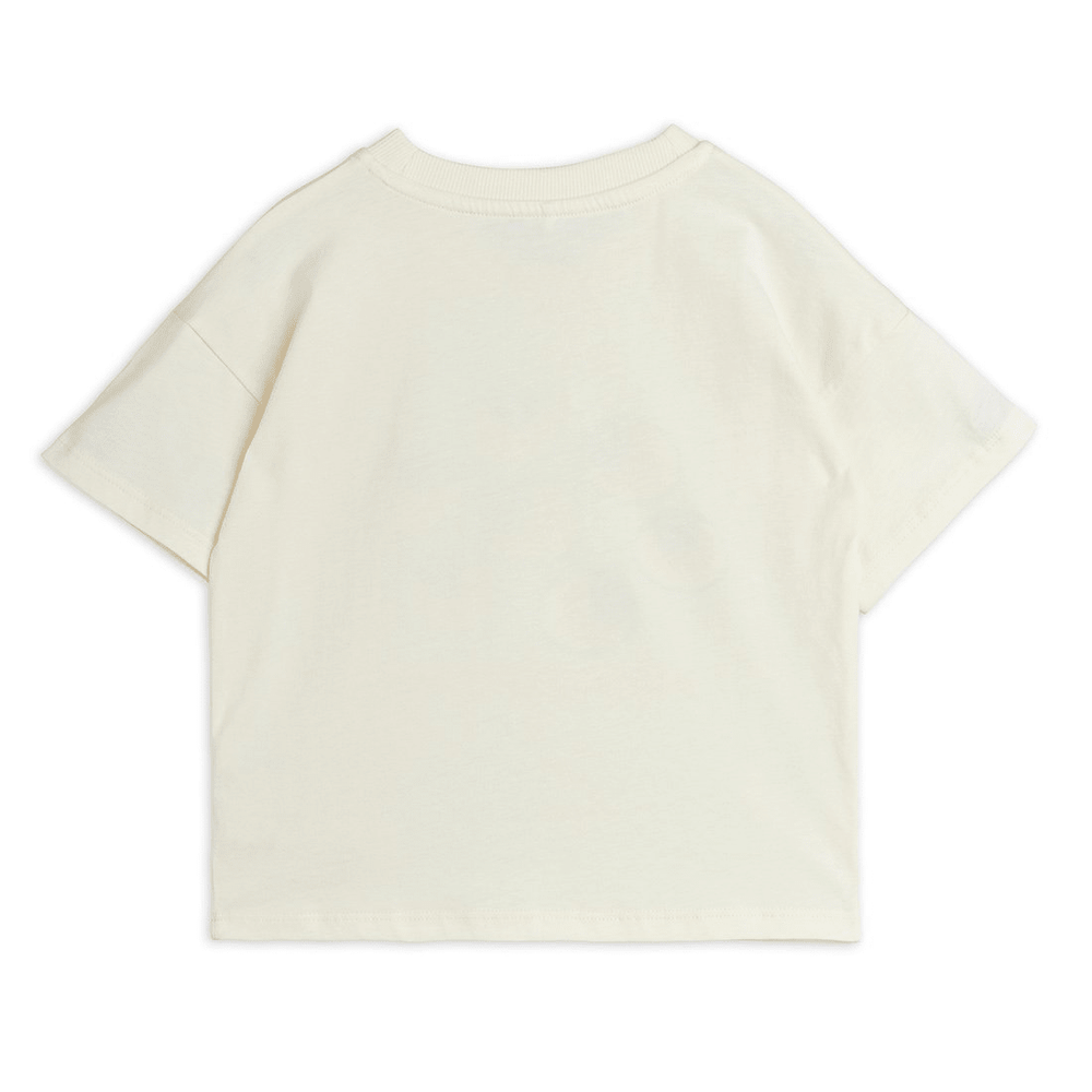 Eyes Tee in Off - white by Mini Rodini - Petite Belle