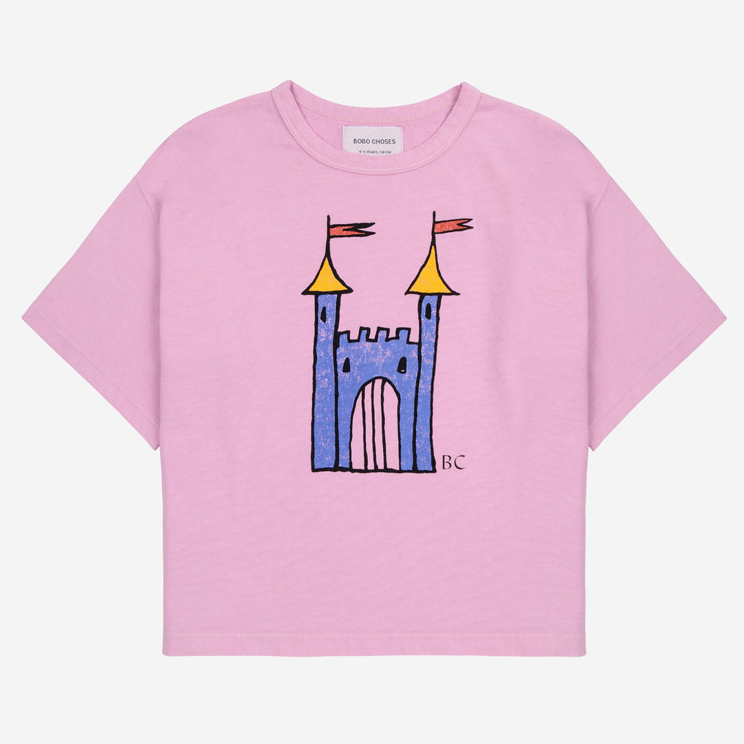 Faraway Castle Short Sleeves Tee by Bobo Choses - Petite Belle