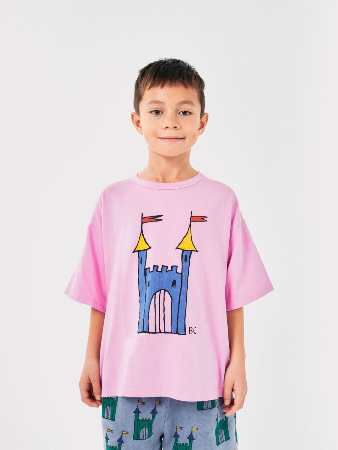 Faraway Castle Short Sleeves Tee by Bobo Choses - Petite Belle