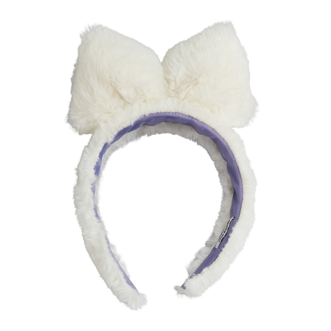 Faux Fur Bow Headband by Mini Rodini - Petite Belle