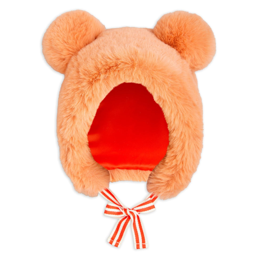 Faux Fur Ear Hat in Pink by Mini Rodini - Petite Belle