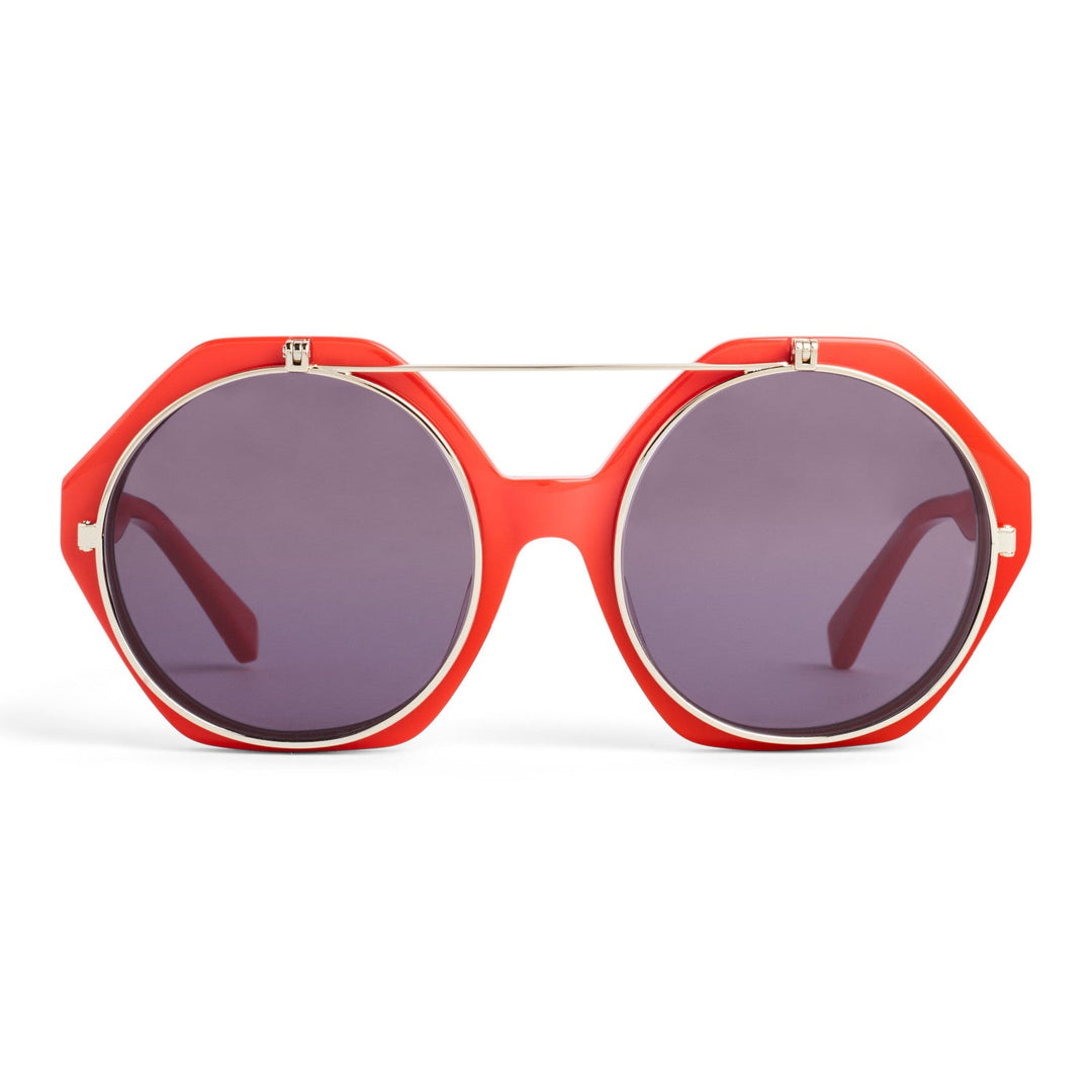 Flip Up Sunglasses in Red by Mini Rodini - Petite Belle