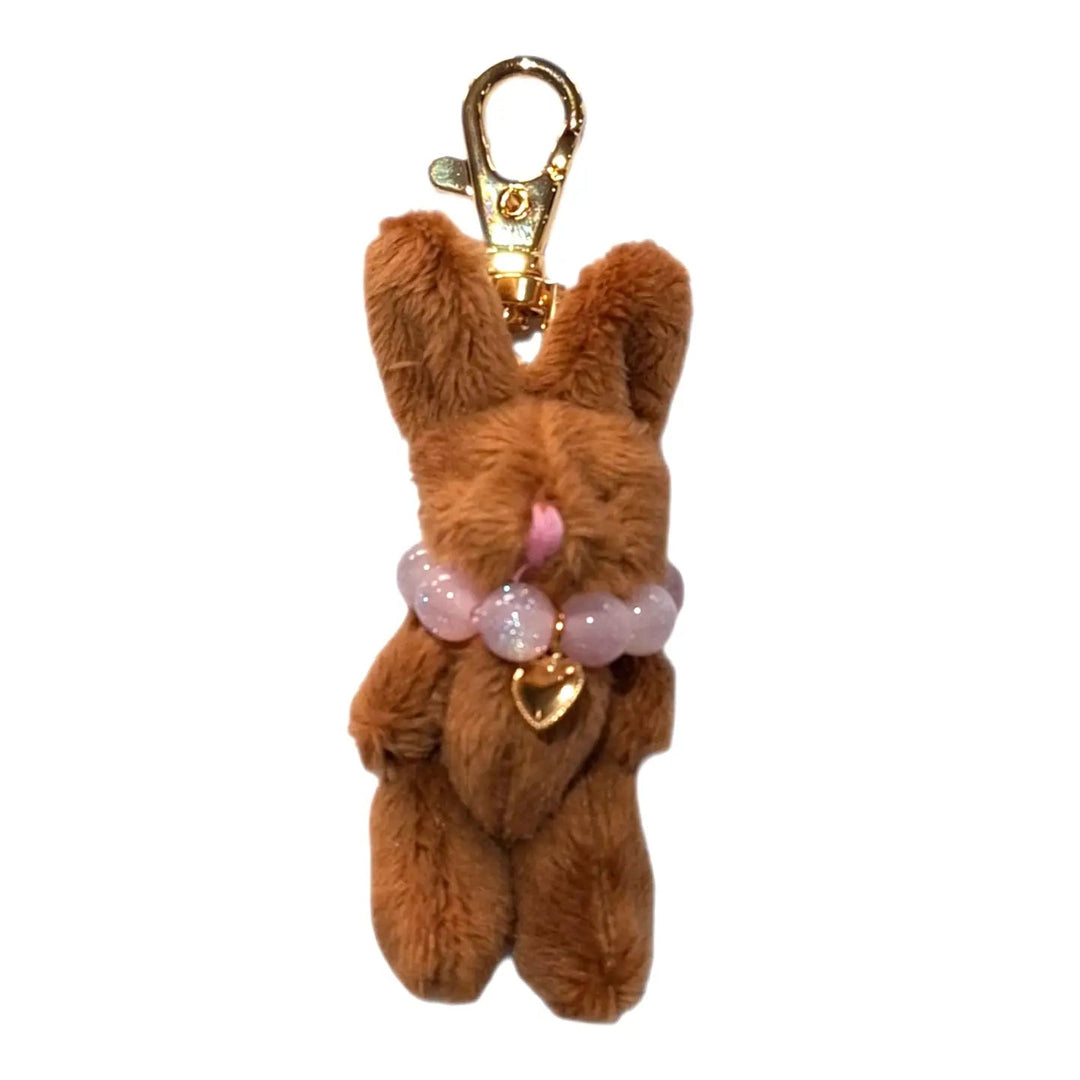 Fluffy Bunny Keychain by Feestbeest Kids - Petite Belle