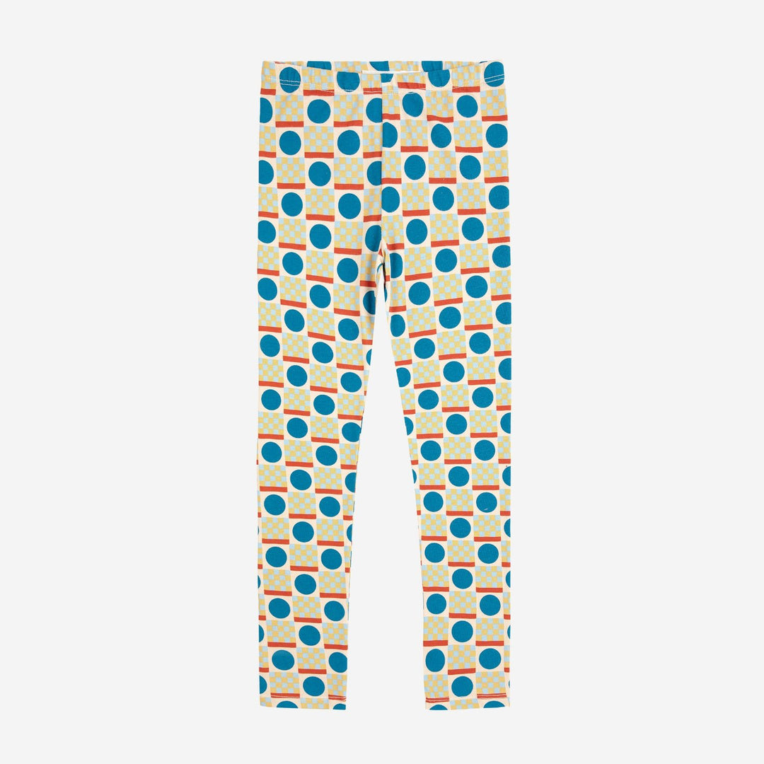 Geometric Scacs All Over Leggings by Bobo Choses - Petite Belle