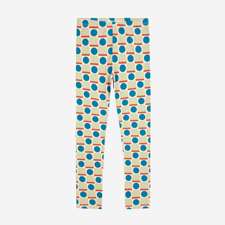 Geometric Scacs All Over Leggings by Bobo Choses - Petite Belle