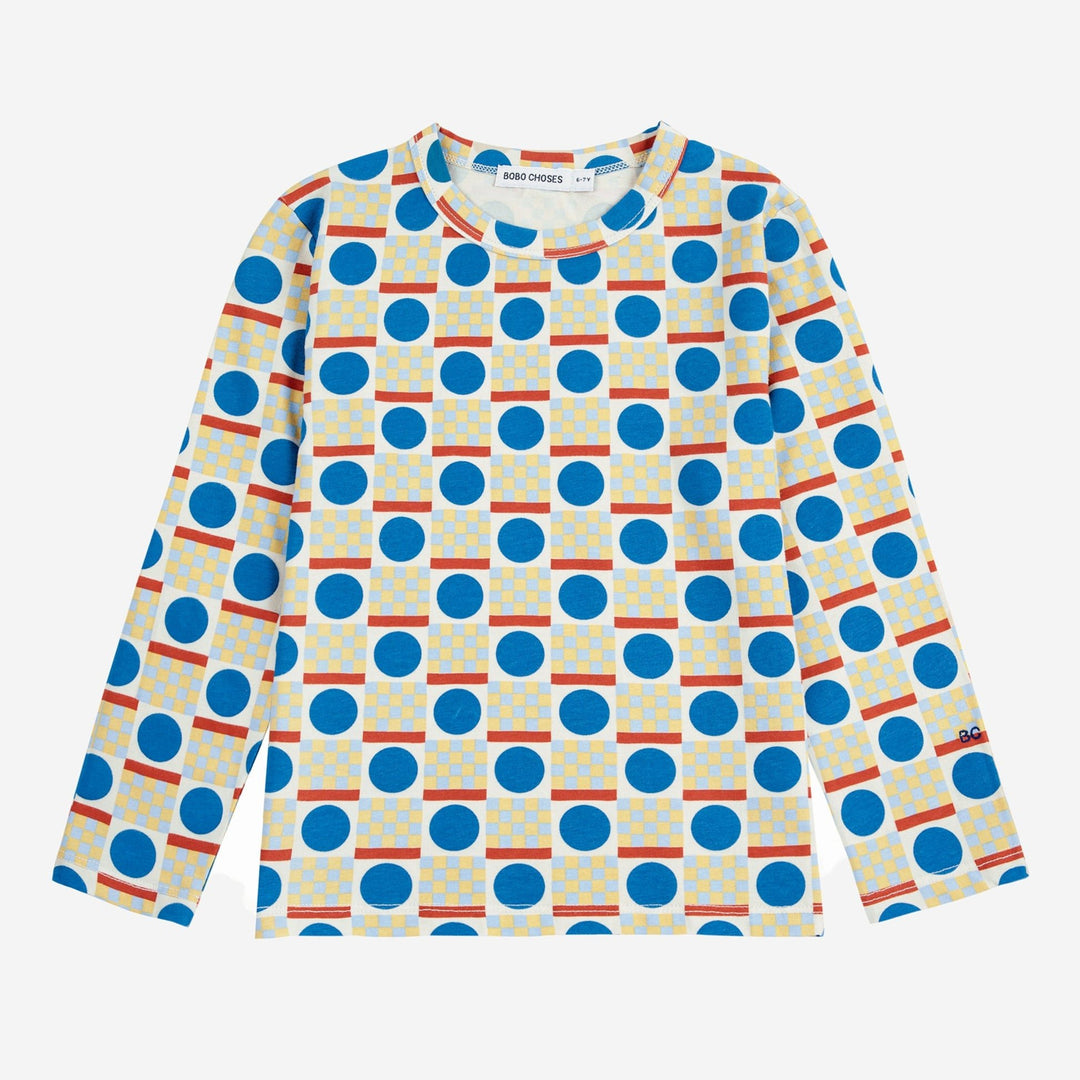 Geometric Scacs All Over Tee by Bobo Choses - Petite Belle