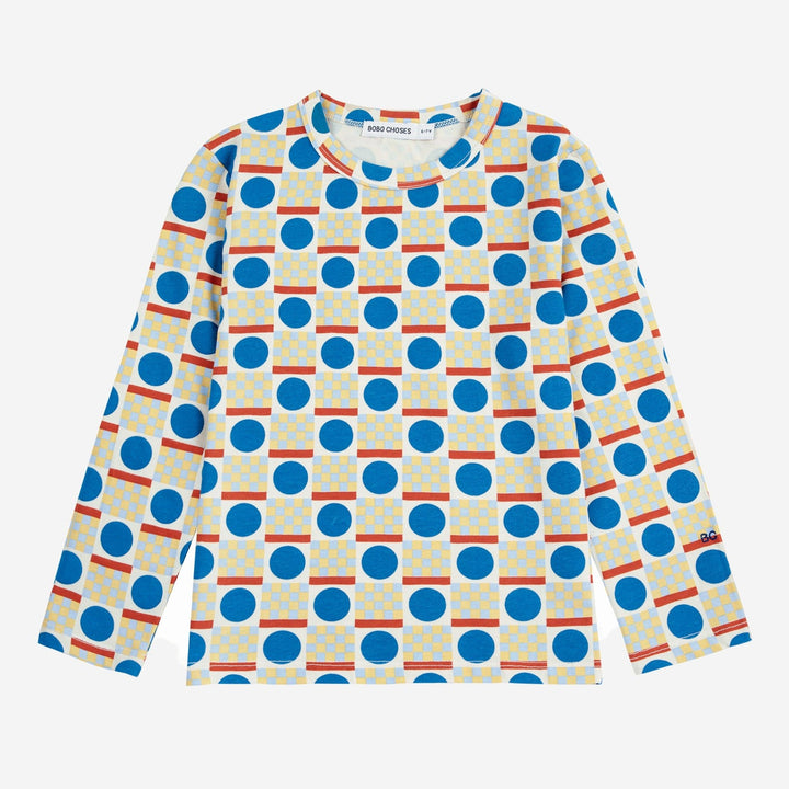 Geometric Scacs All Over Tee by Bobo Choses - Petite Belle