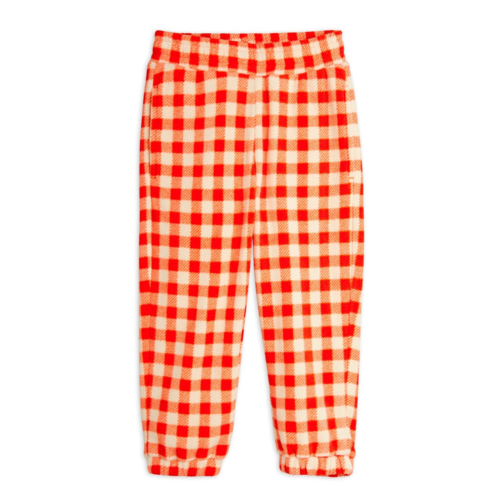 Gingham Fleece Trousers by Mini Rodini - Petite Belle