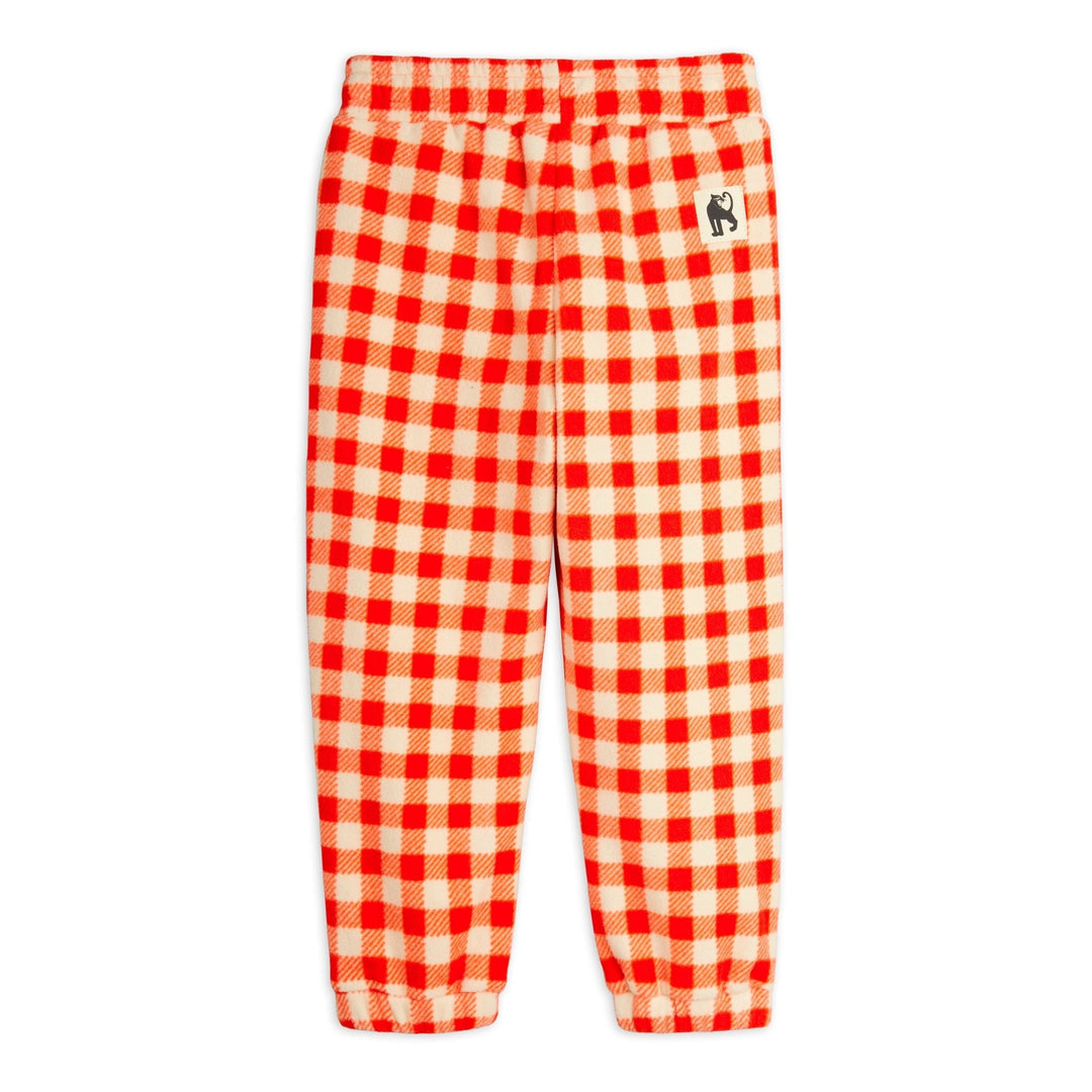 Gingham Fleece Trousers by Mini Rodini - Petite Belle