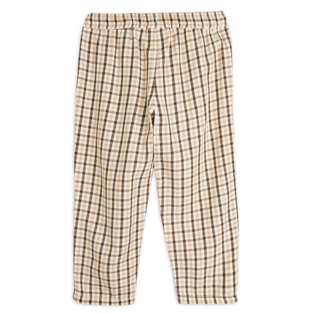 Gingham Woven Trousers by Mini Rodini - Petite Belle