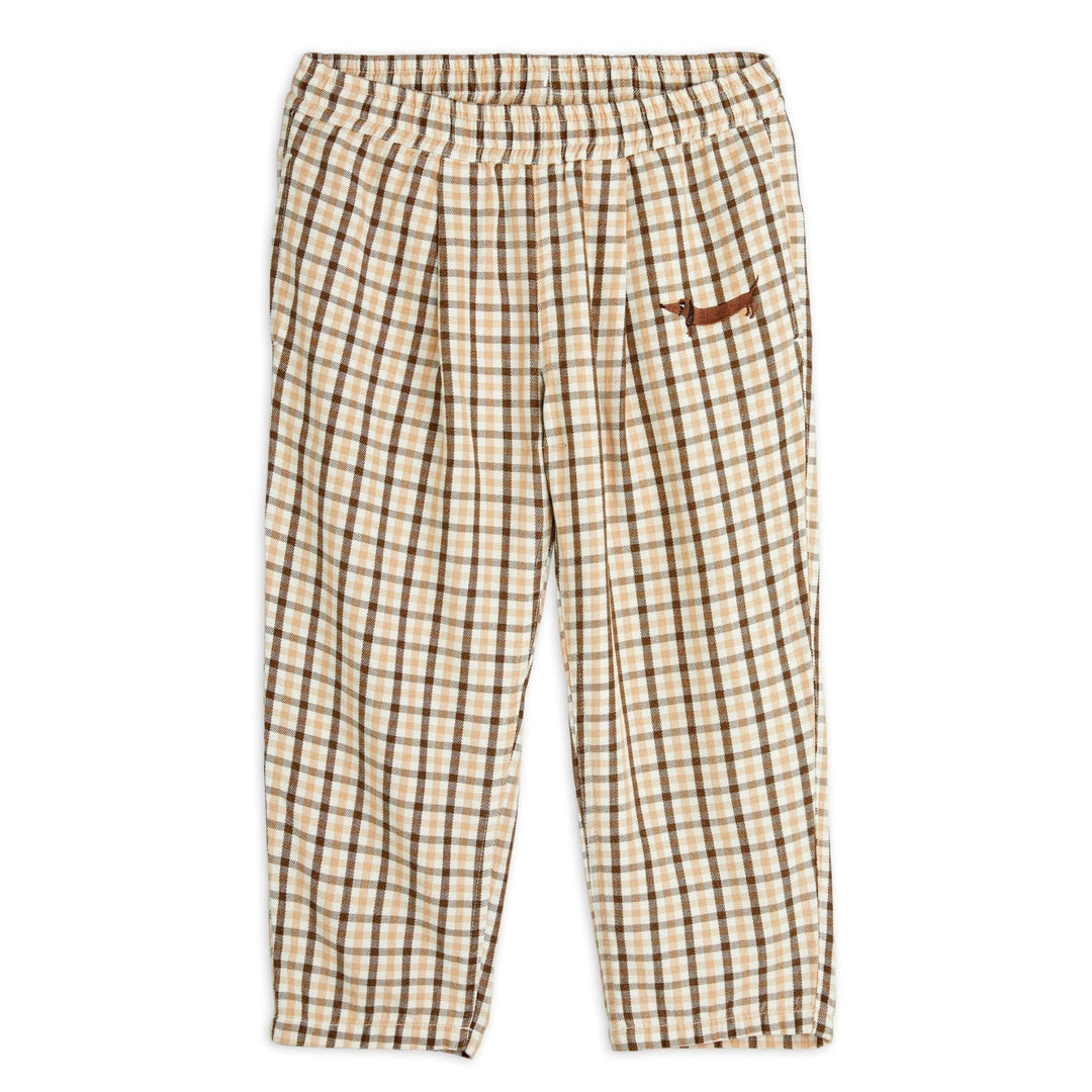 Gingham Woven Trousers by Mini Rodini - Petite Belle