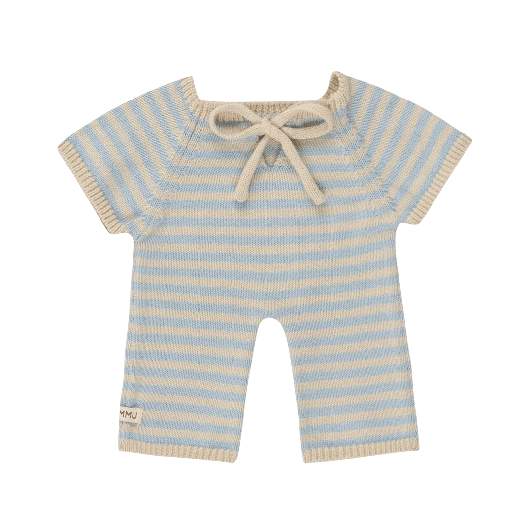 Gommu Big Stripes Long Onepiece - Petite Belle
