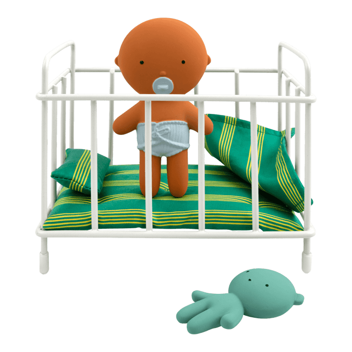 Gommu Pocket Striped Crib - Petite Belle