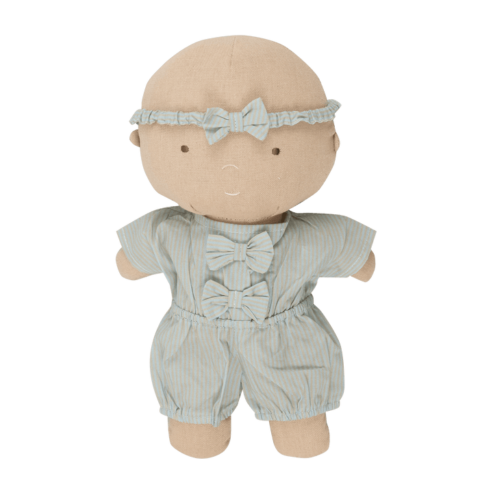 Gommu Stripes Onepiece & Bow Head Tie - Petite Belle