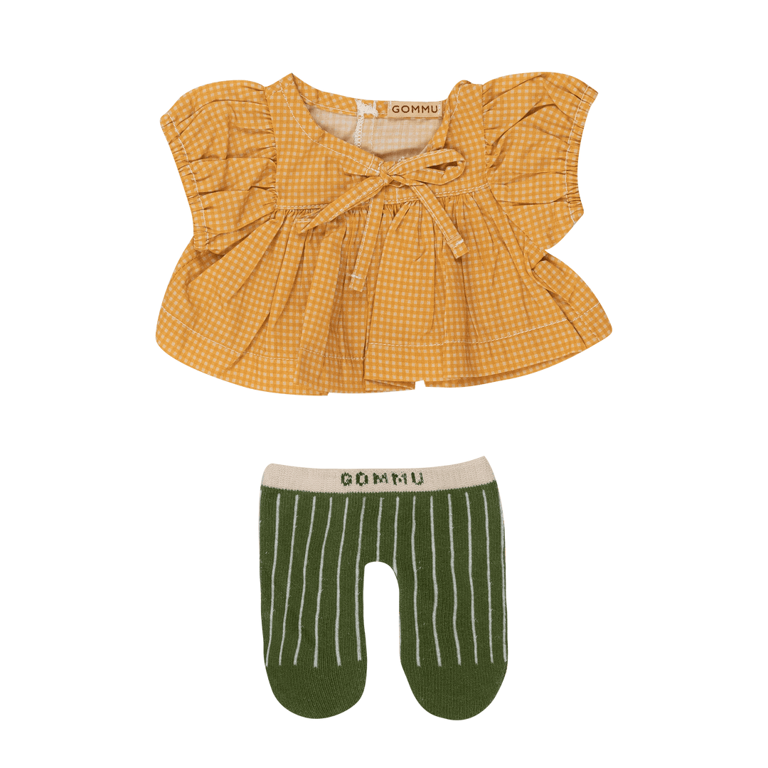 Gommu Vichy Dress & Tights - Petite Belle