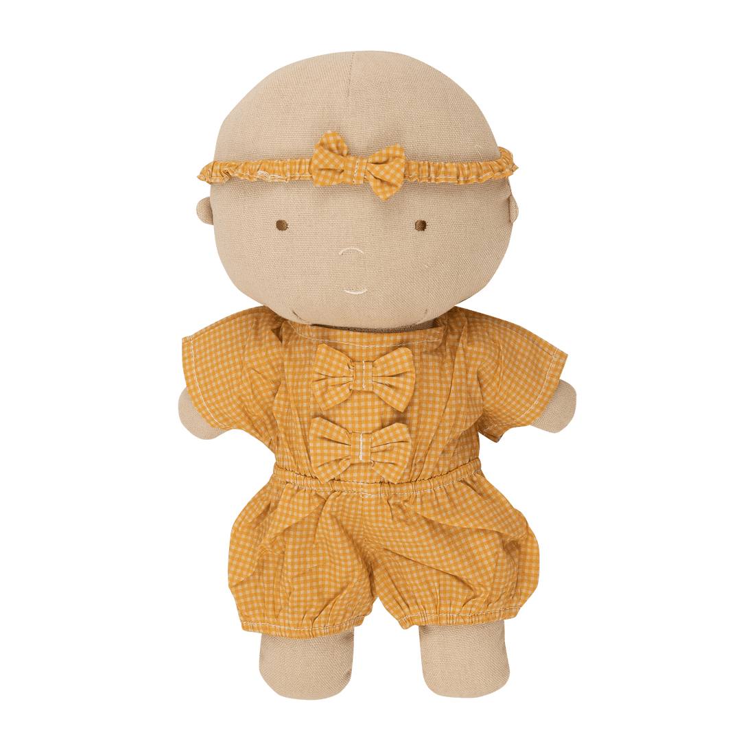 Gommu Vichy Onepiece & Bow Head Tie - Petite Belle