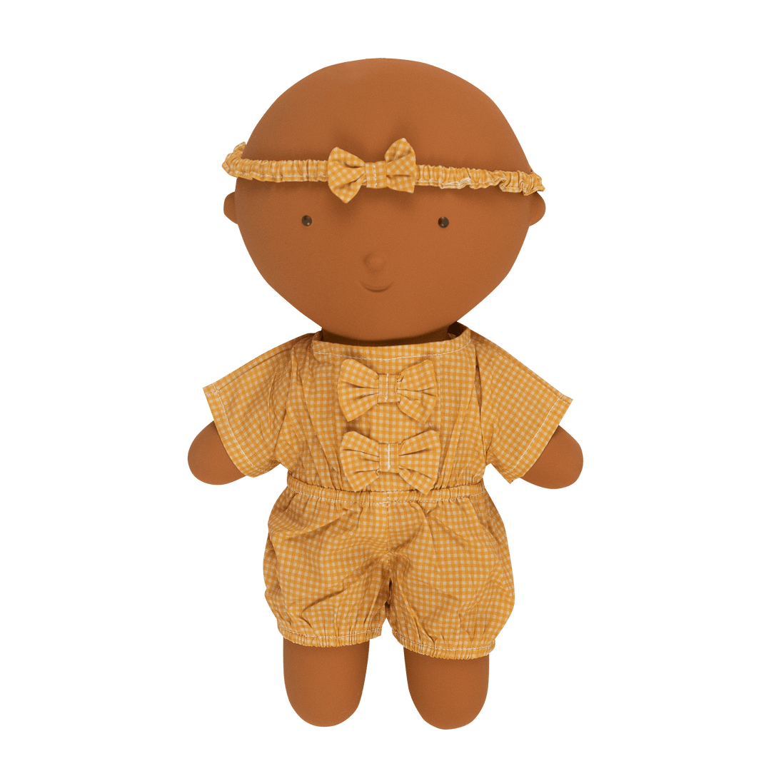 Gommu Vichy Onepiece & Bow Head Tie - Petite Belle