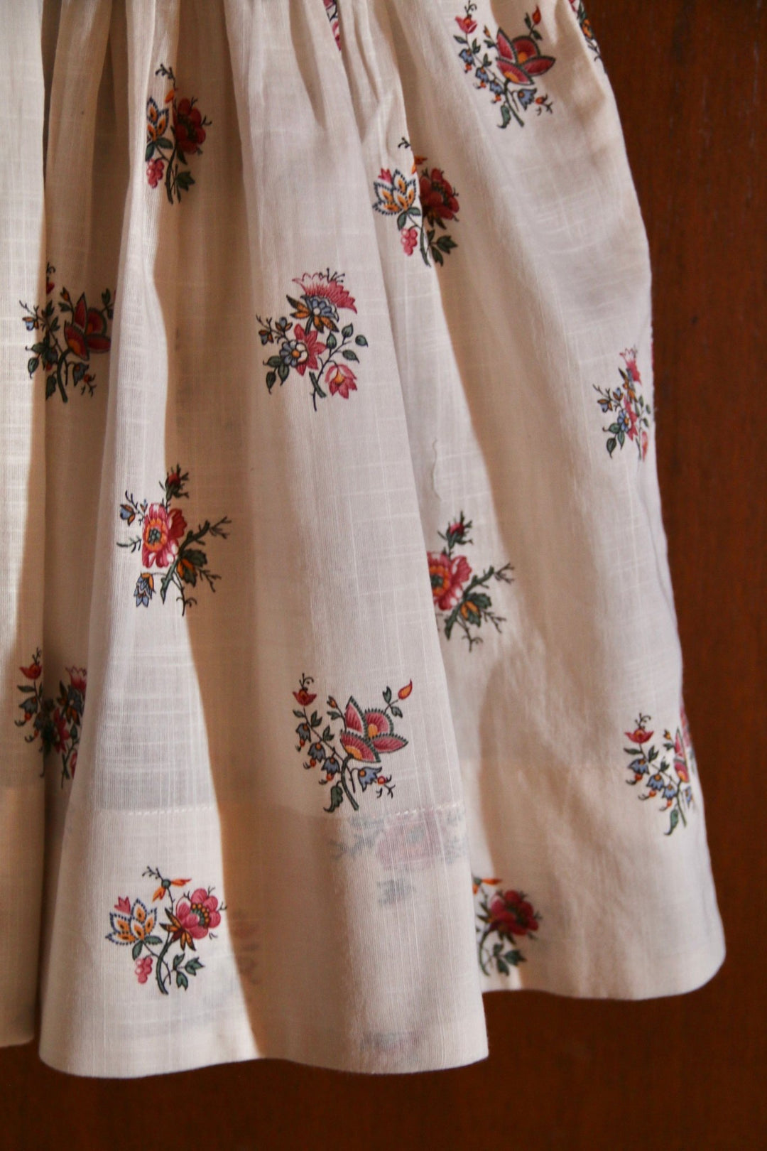 Handsmock Dress in Garden Flowers Print by Bonjour - Petite Belle