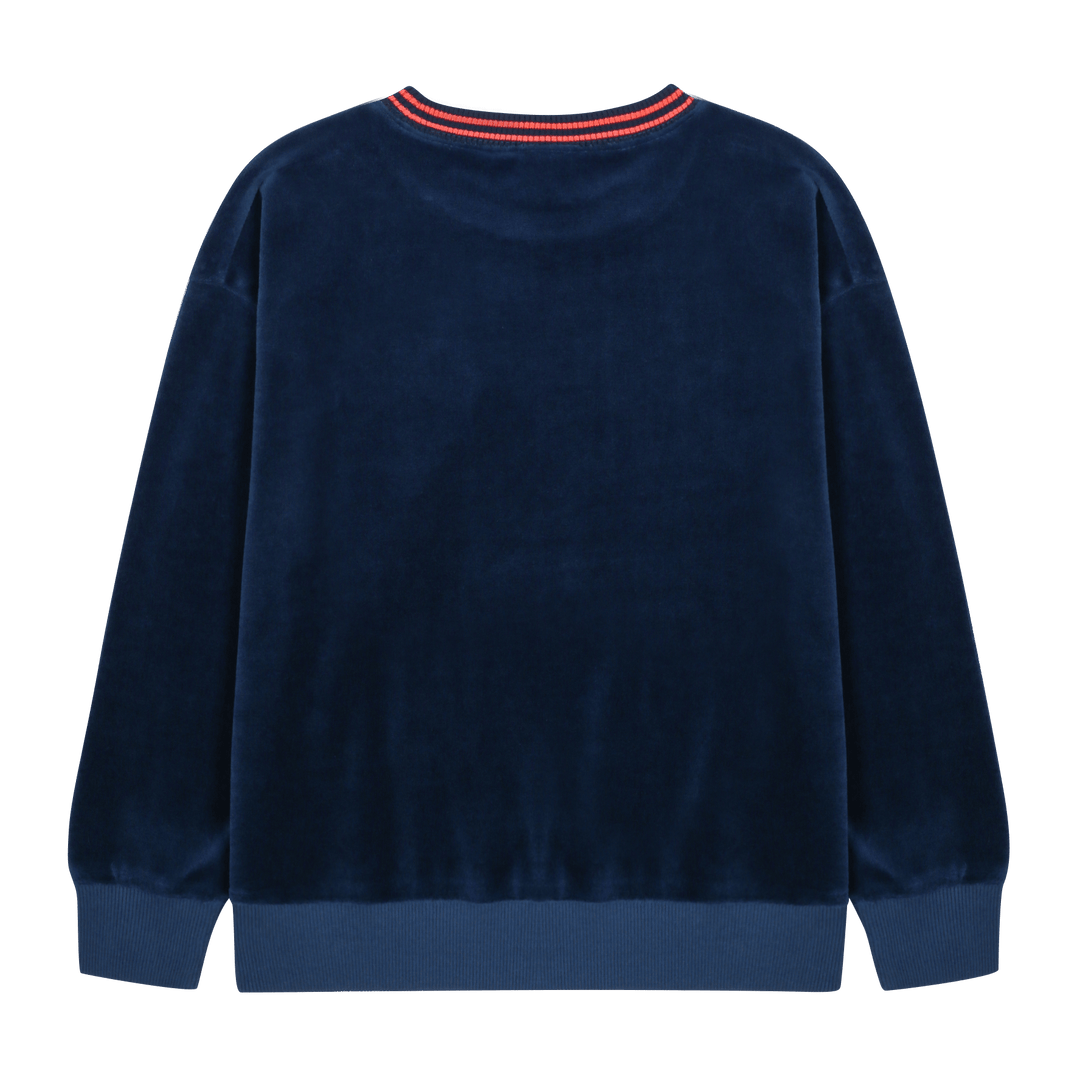 Happinez Velour Sweatshirt by Jelly Mallow - Petite Belle