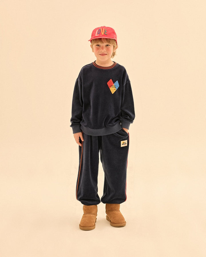 Happinez Velour Sweatshirt by Jelly Mallow - Petite Belle