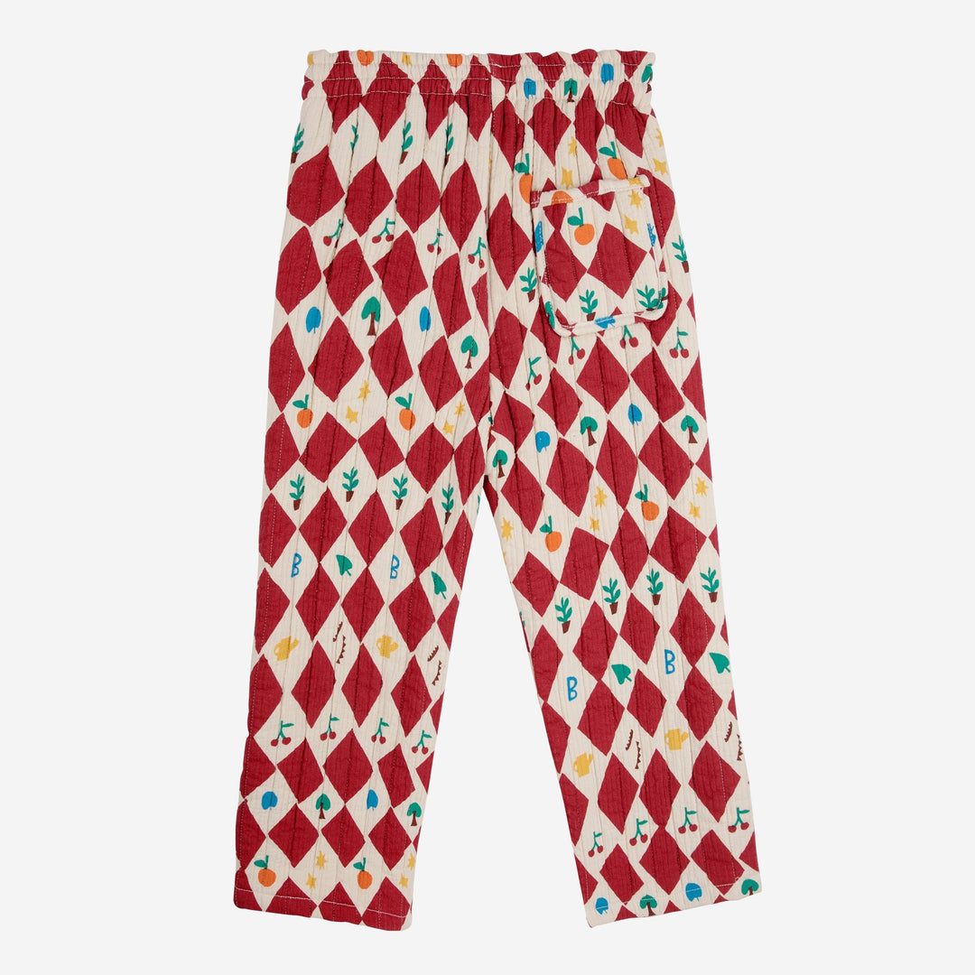 Harlequin All Over Quilted Pants by Bobo Choses - Petite Belle