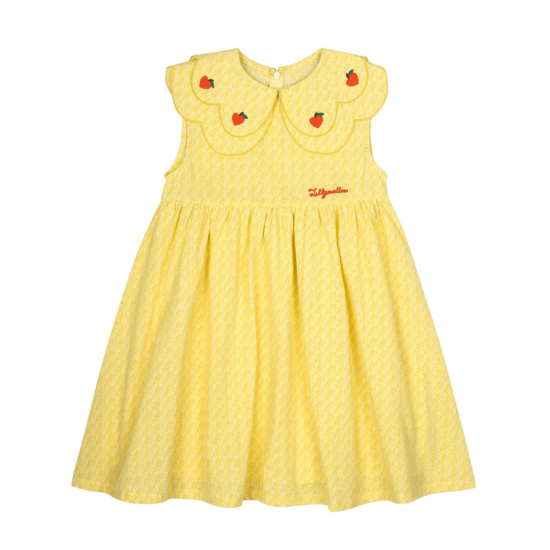 Heart Cherry Scallop Dress by Jelly Mallow - Petite Belle