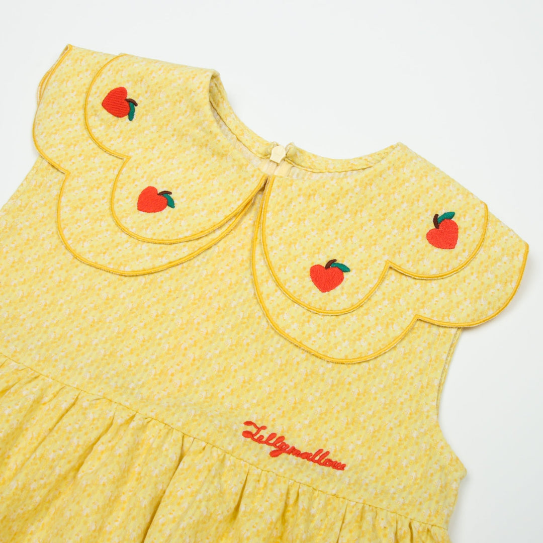 Heart Cherry Scallop Dress by Jelly Mallow - Petite Belle