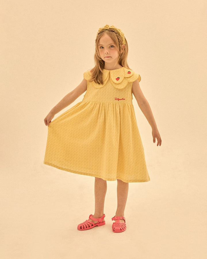 Heart Cherry Scallop Dress by Jelly Mallow - Petite Belle
