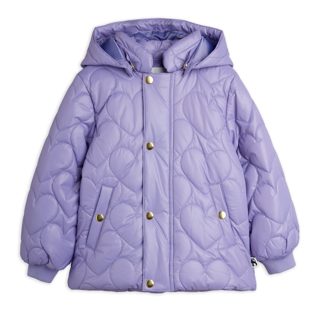 Heart Quilted Puffer Jacket by Mini Rodini - Petite Belle