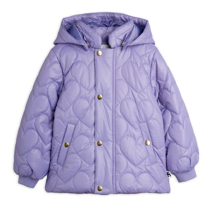 Heart Quilted Puffer Jacket by Mini Rodini - Petite Belle