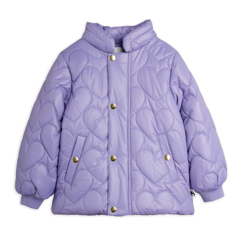 Heart Quilted Puffer Jacket by Mini Rodini - Petite Belle
