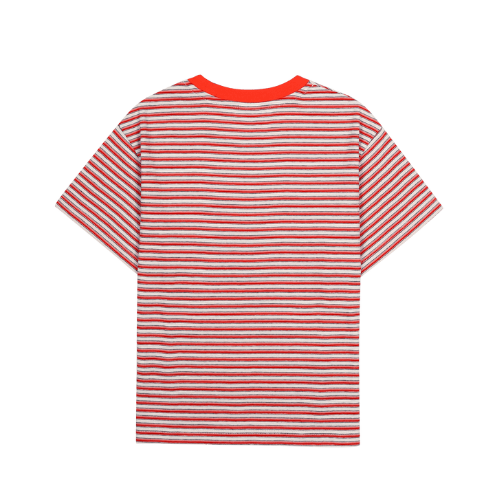 Heartchain Stripe Tee in Red by Jelly Mallow - Petite Belle