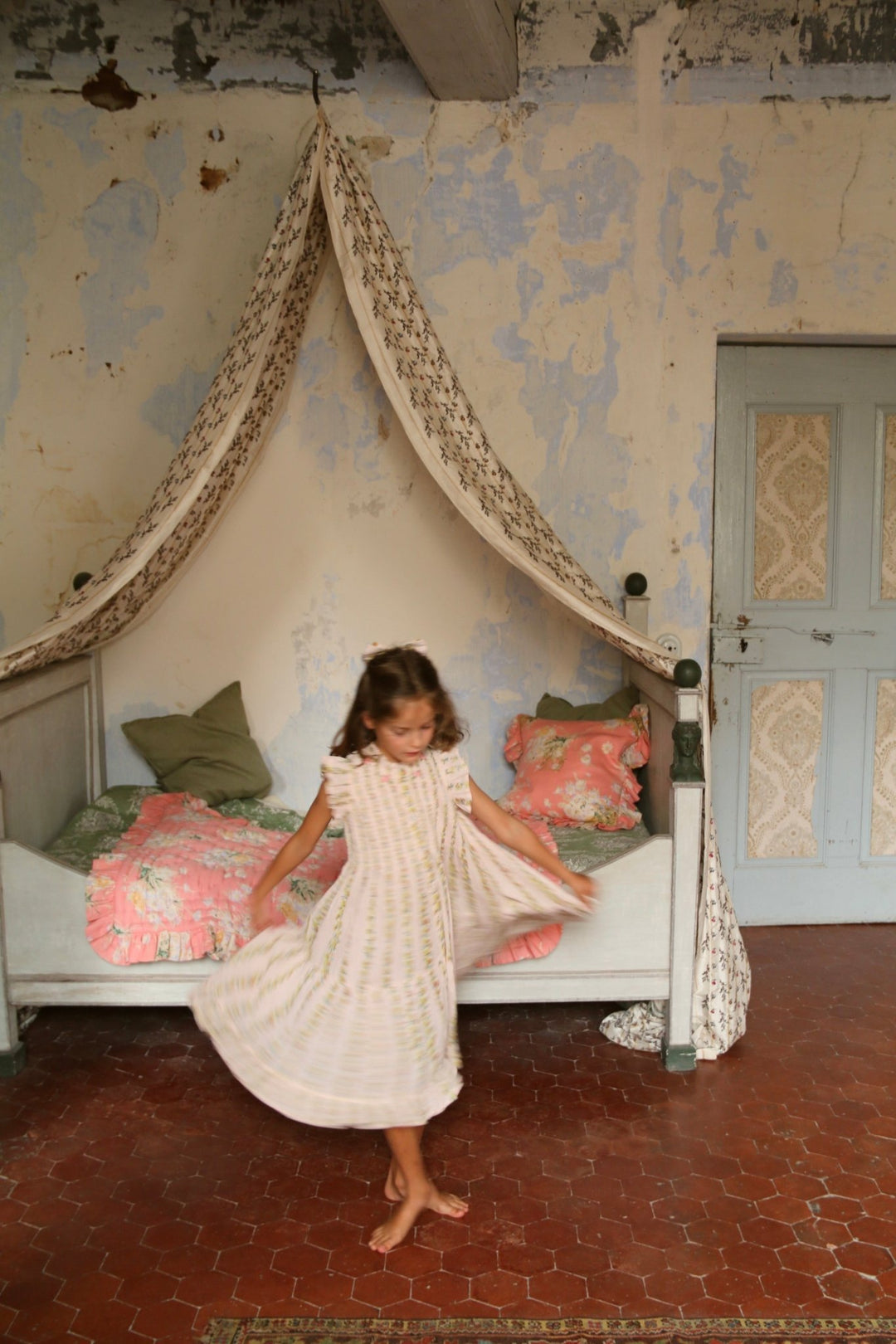 Ibiza Dress in Farandole Flowers by Bonjour - Petite Belle