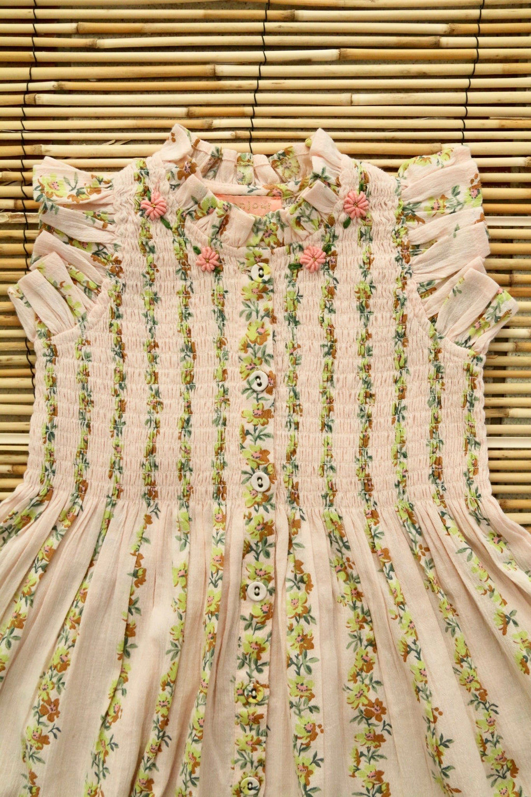 Ibiza Dress in Farandole Flowers by Bonjour - Petite Belle