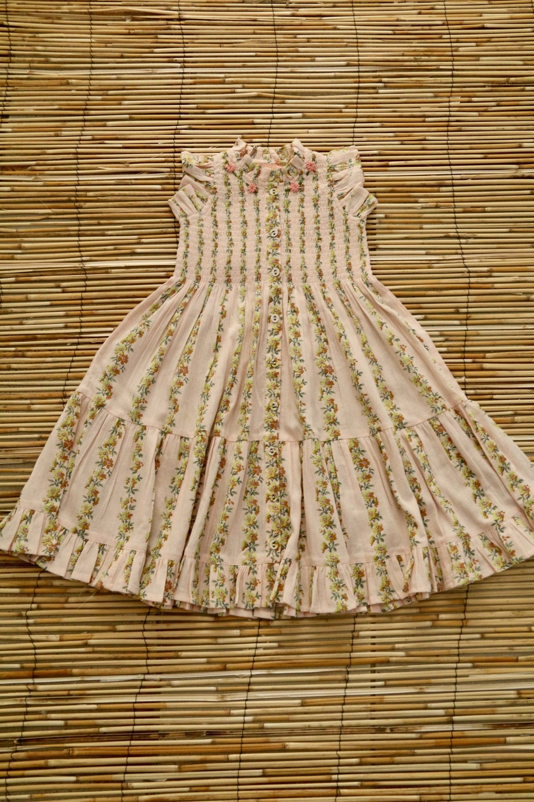 Ibiza Dress in Farandole Flowers by Bonjour - Petite Belle