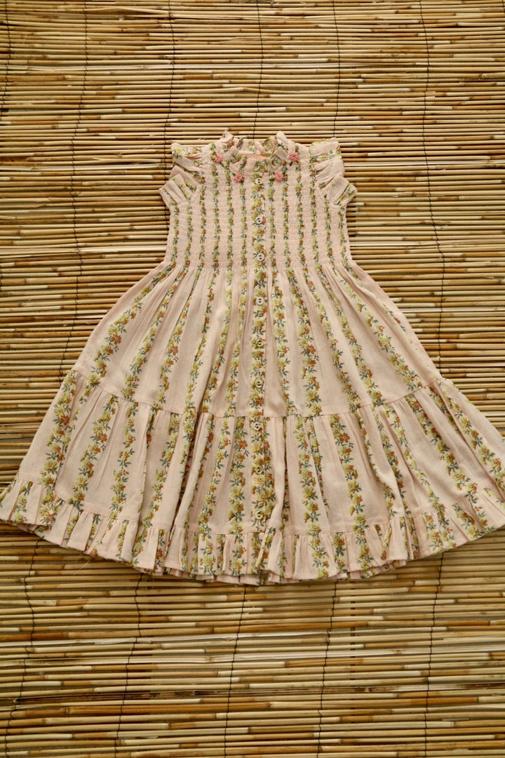 Ibiza Dress in Farandole Flowers by Bonjour - Petite Belle