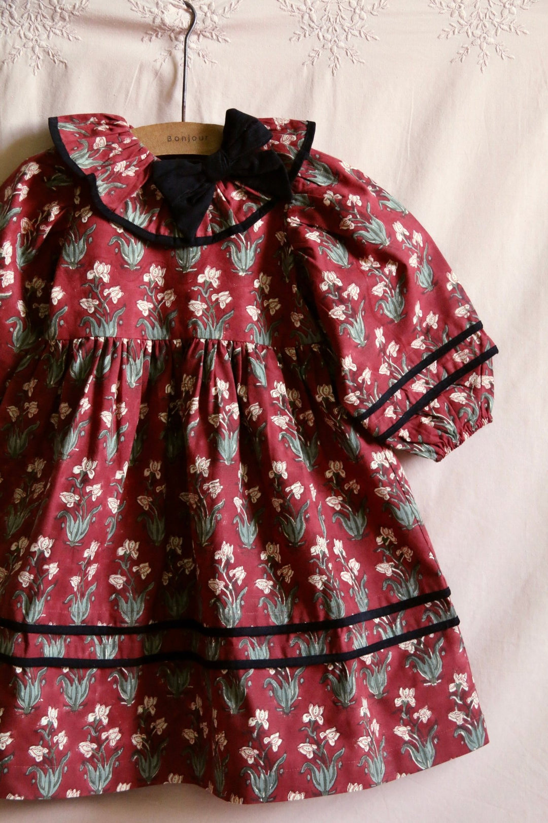 Iris Print Dress by Bonjour - Petite Belle