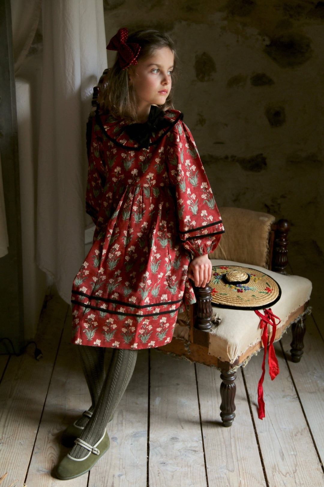 Iris Print Dress by Bonjour - Petite Belle