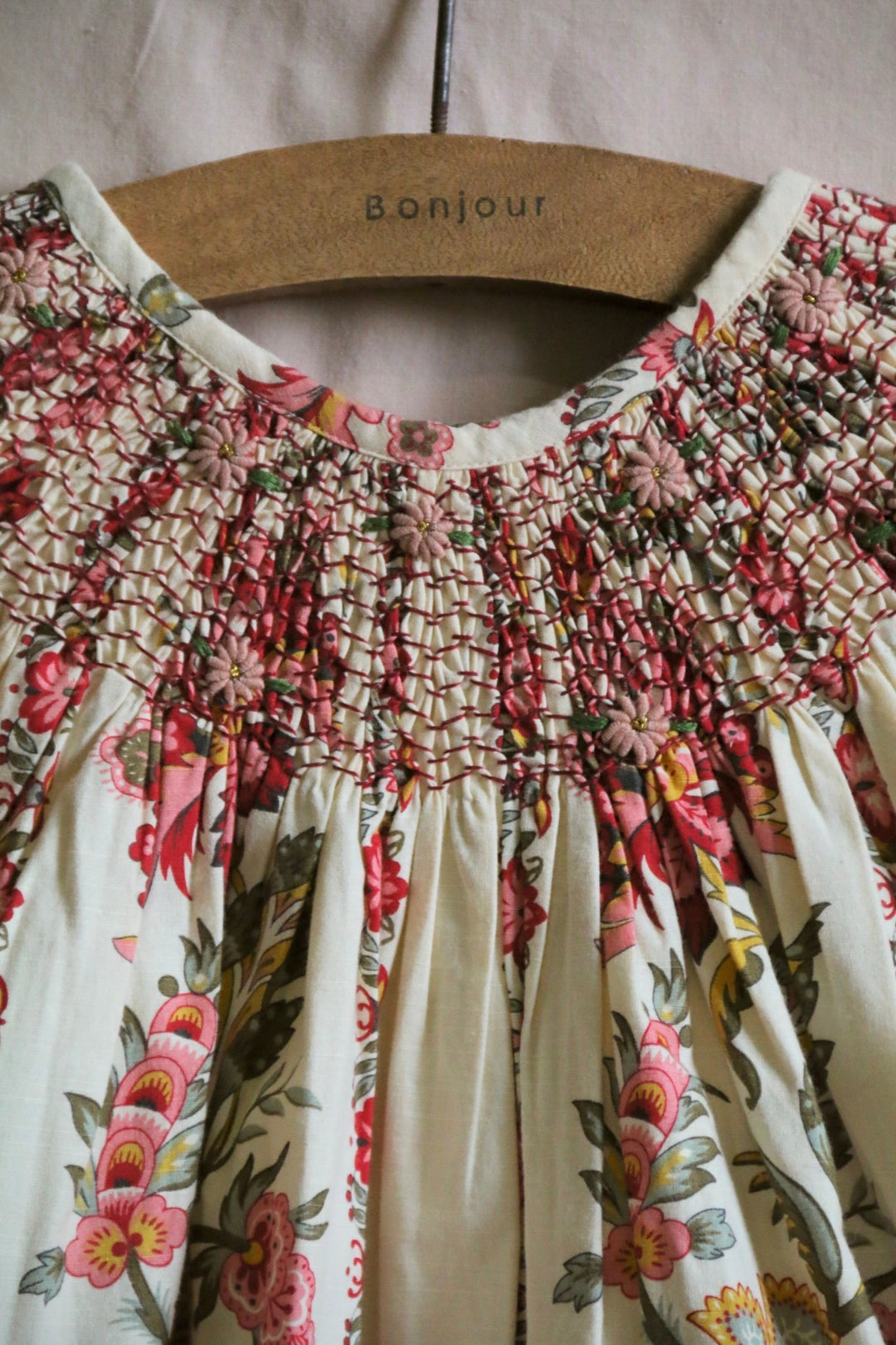 Jacqueline Border Print Dress by Bonjour - Petite Belle