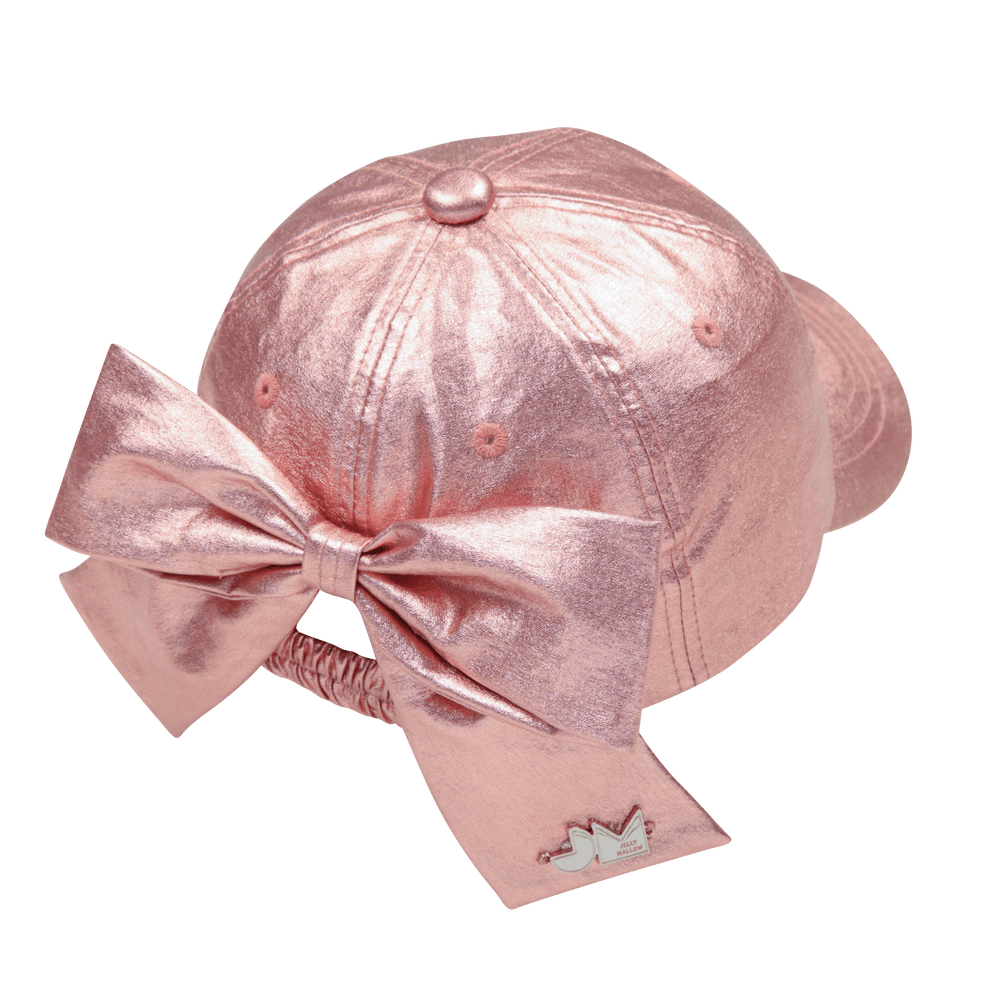 JM Gleaming Ribbon Ballcap in Pink by Jelly Mallow - Petite Belle