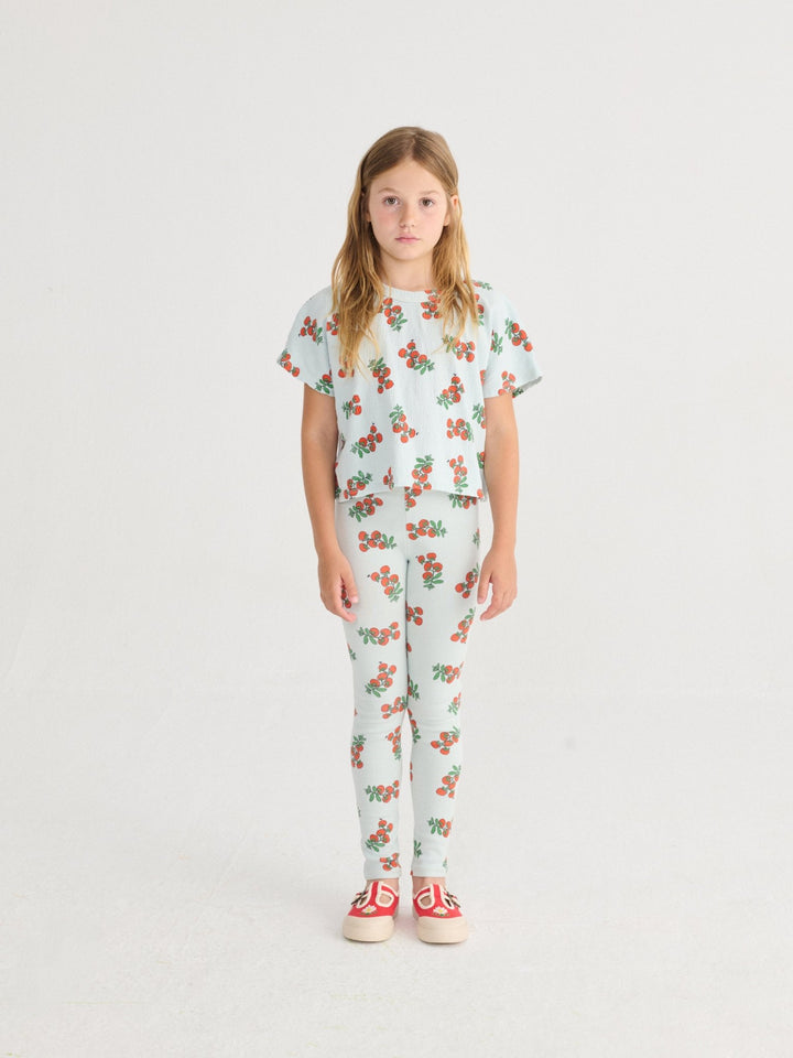 Juicy Tomatoes All Over Cropped T-shirt by Bobo Choses - Petite Belle
