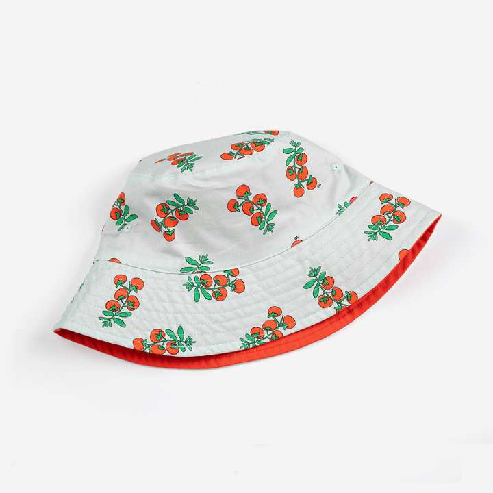 Juicy Tomatoes All Over Reversible Hat by Bobo Choses - Petite Belle
