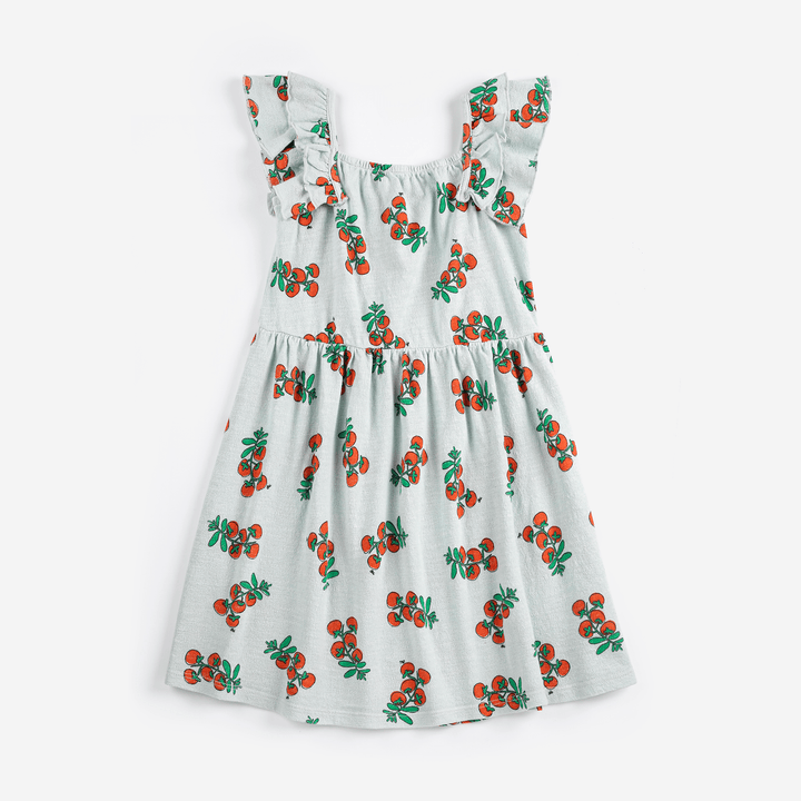 Juicy Tomatoes All Over Ruffled Dress by Bobo Choses - Petite Belle